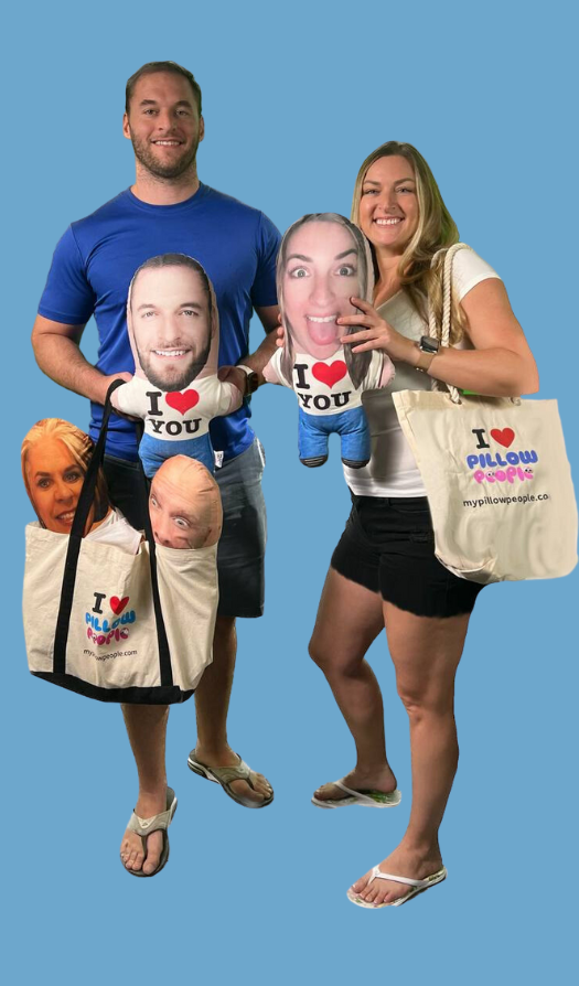 A family with Pillow People