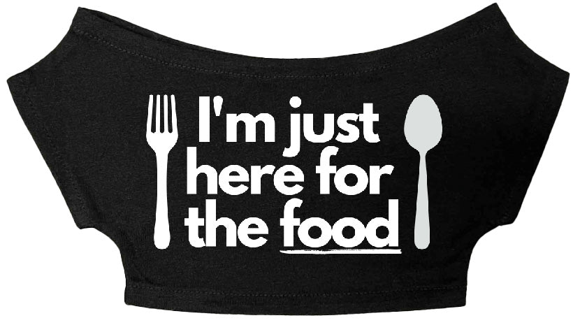 I'm just here for the Food Pillow Person Shirt