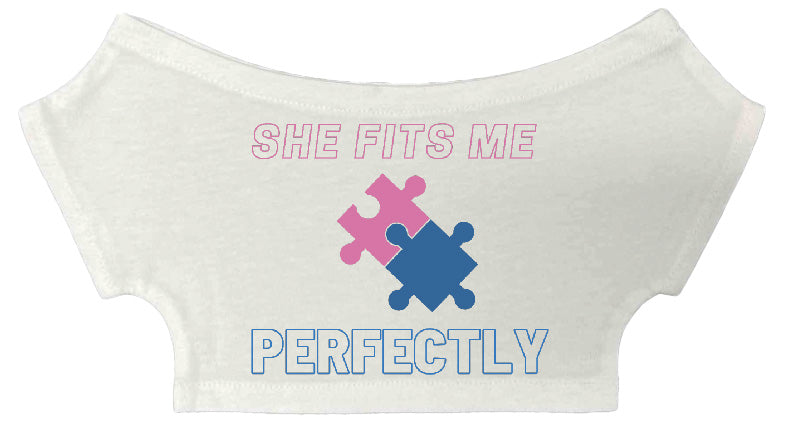 She Fits me Perfectly Pillow Person Shirt