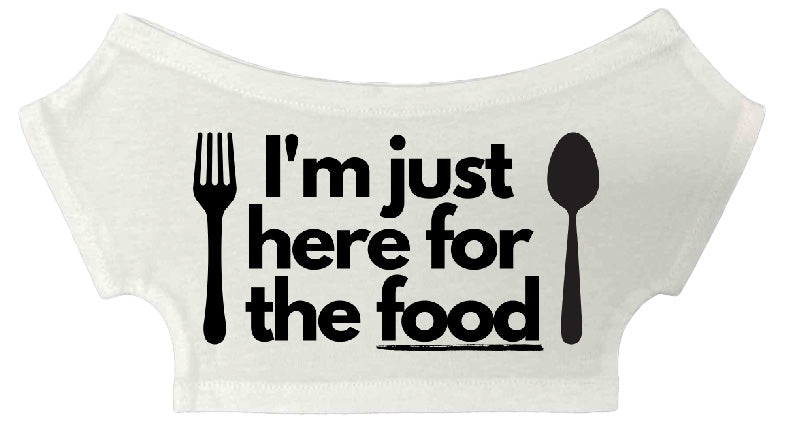 I'm just here for the Food Pillow Person Shirt